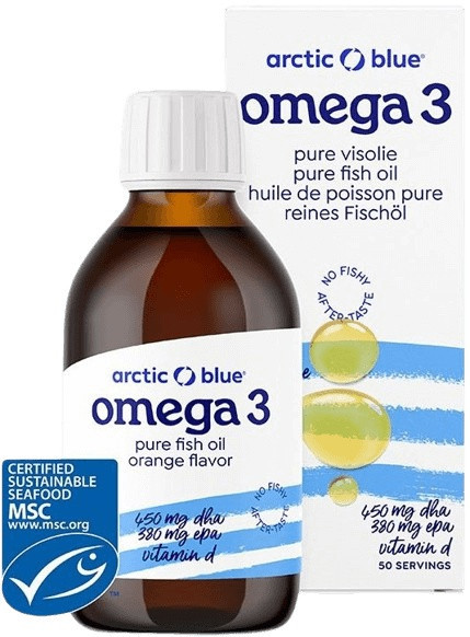 Arctic blue® omega 3 (450mg dha, 380mg epa & vitamin d 400iu) -