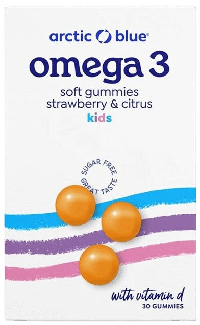 Arctic blue® kids omega 3 (250mg dha, 70mg epa & vitamin d 200iu)