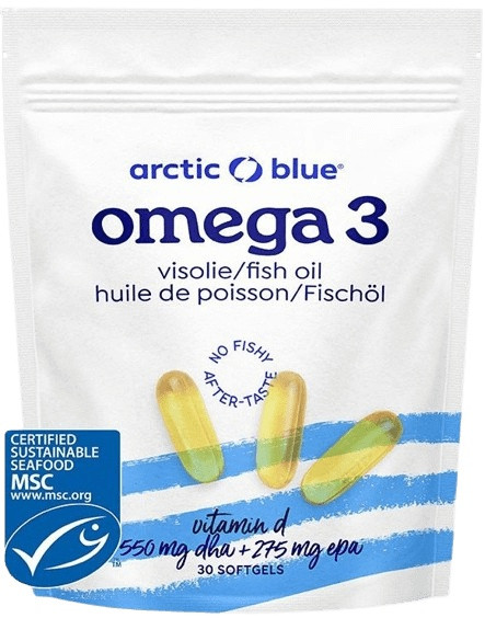 Arctic blue® omega 3 (550mg dha, 275mg epa & vitamin d 400iu)