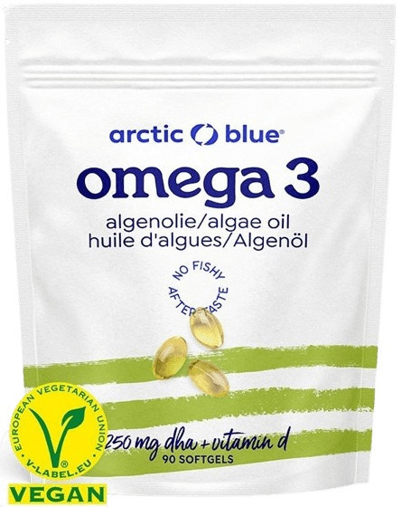 Arctic blue® vegan omega 3 algae (250mg dha & vitamin d 400iu) -