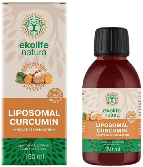 Ekolife natura liposomal curcumin (lipozomální kurkumin) 150ml