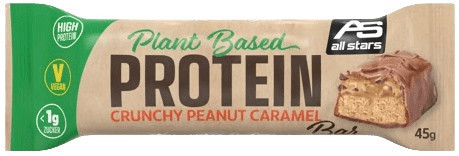 All stars vegan plant based protein crunchy karamel 45 g