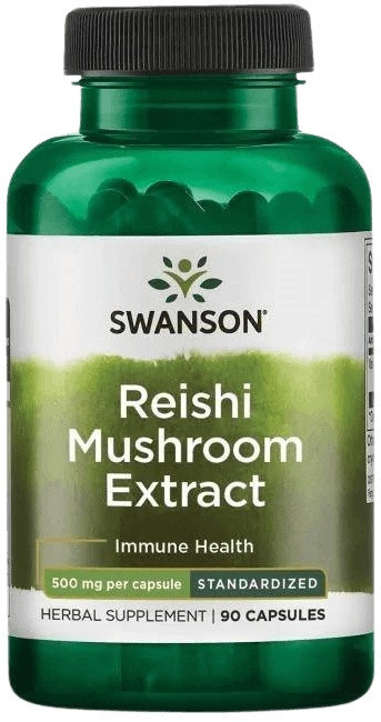 Swanson reishi mushroom extract 500 mg 90 kapsúl