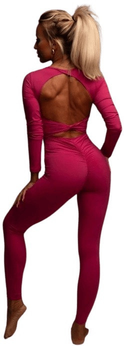Booty sporty overall pink - s