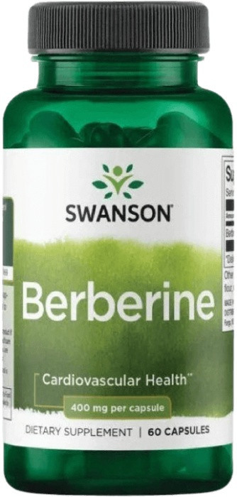 Swanson berberin 400 mg 60 kapsúl