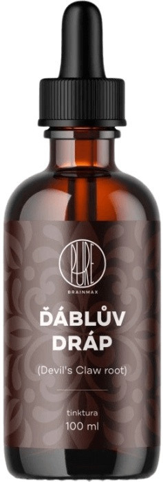 Brainmax pure ďáblův dráp (devil's claw root) tinktura 1:1 100 ml
