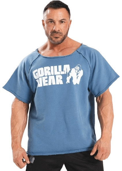 Gorilla wear classic workout top coronet blue - xxl/xxxl