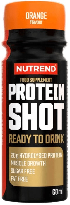 Nutrend protein shot 60 ml - pomaranč
