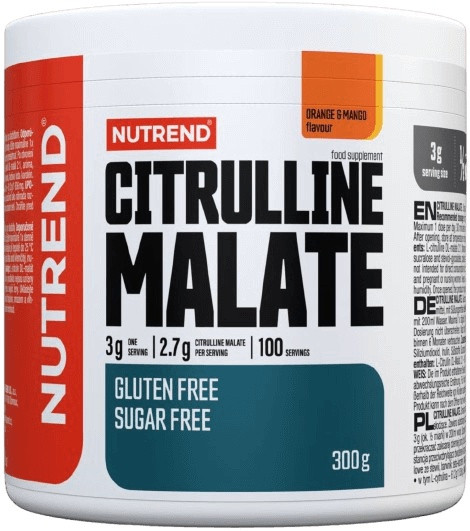 Nutrend citrulline malate 300 g - pomaranč/mango