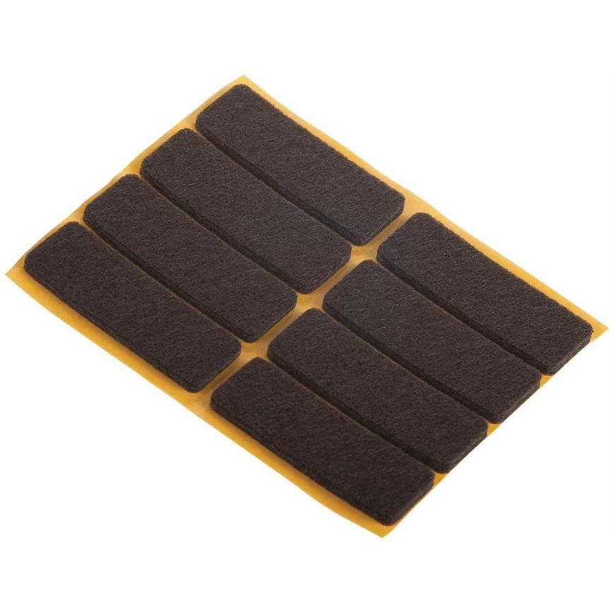 Podložky plstené hnedé 16x44 mm