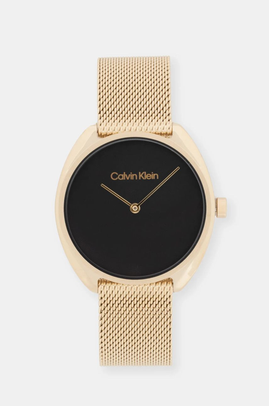 Hodinky Calvin Klein dámske, zlatá farba, 25200271