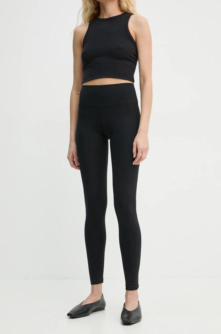 Legíny By Malene Birger POLENE dámske, čierna farba, vzorované, Q72465003