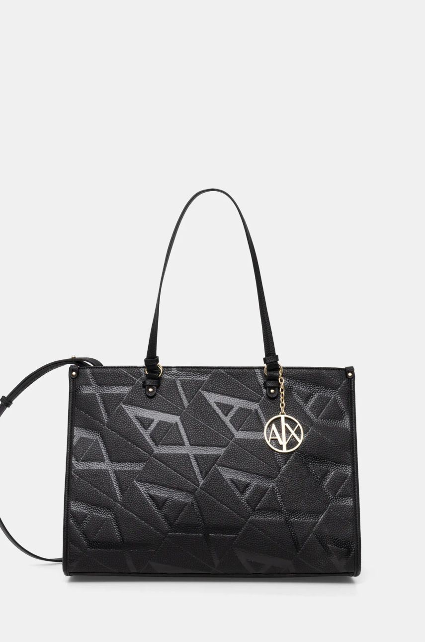 Kabelka Armani Exchange čierna farba, 949198 4F784