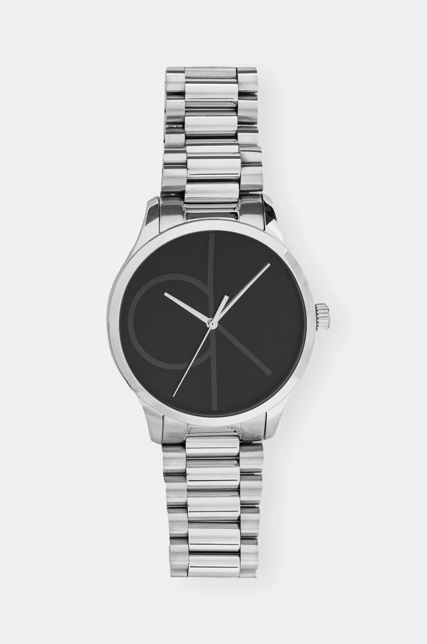 Hodinky Calvin Klein strieborná farba, 25200163
