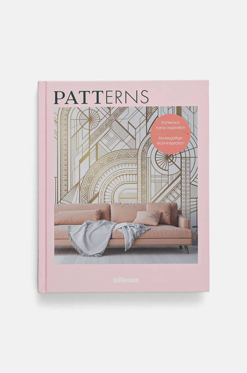 Kniha home & lifestyle Patterns by Claire Bingham, English ružová farba