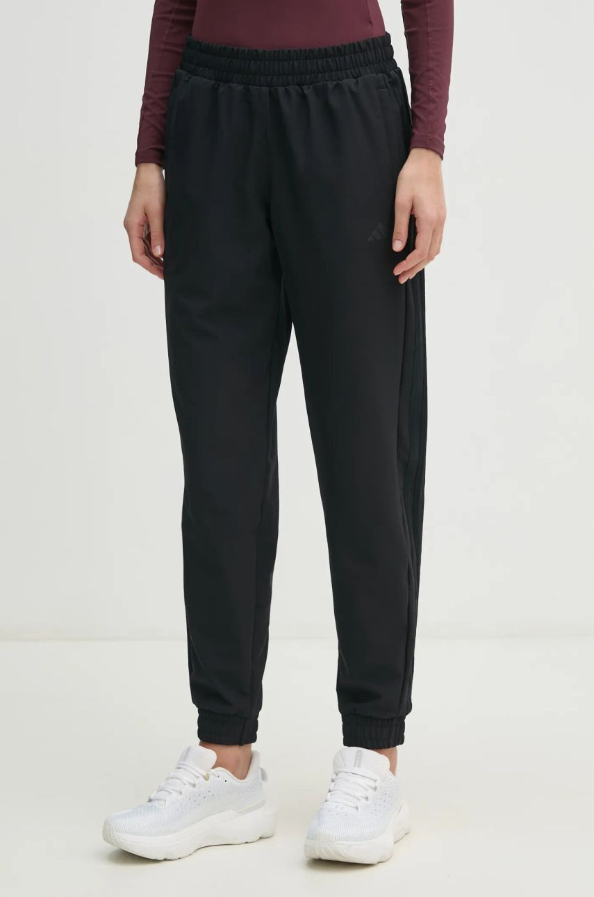 Tréningové nohavice adidas Performance Pacer čierna farba, jednofarebné, IK5471