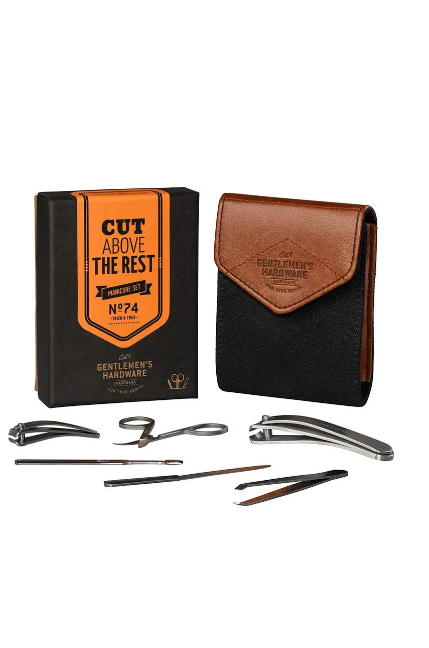 Sada na manikúru Gentlemen's Hardware Charcoal Manicure Set viac farieb