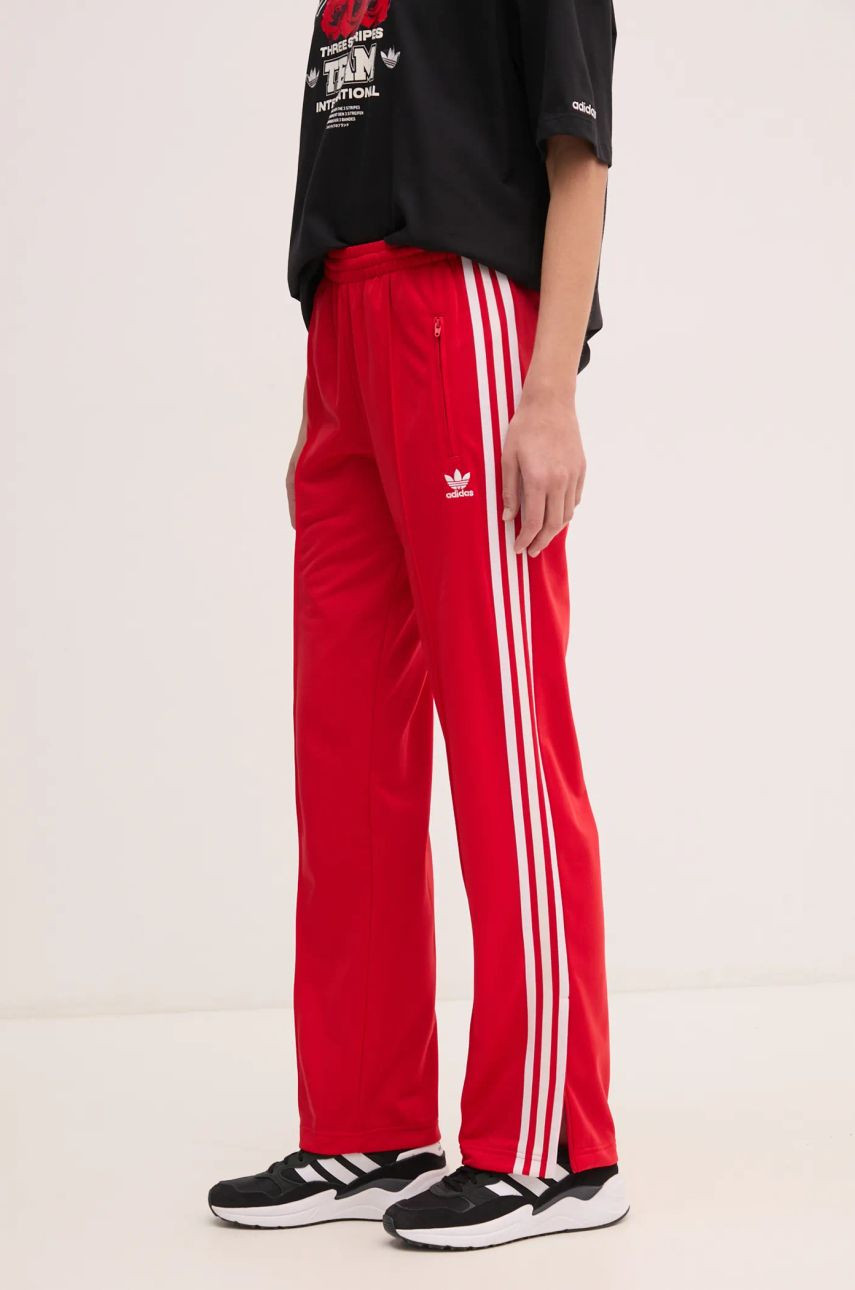 Tepláky adidas Originals Firebird červená farba, s nášivkou, IR8081