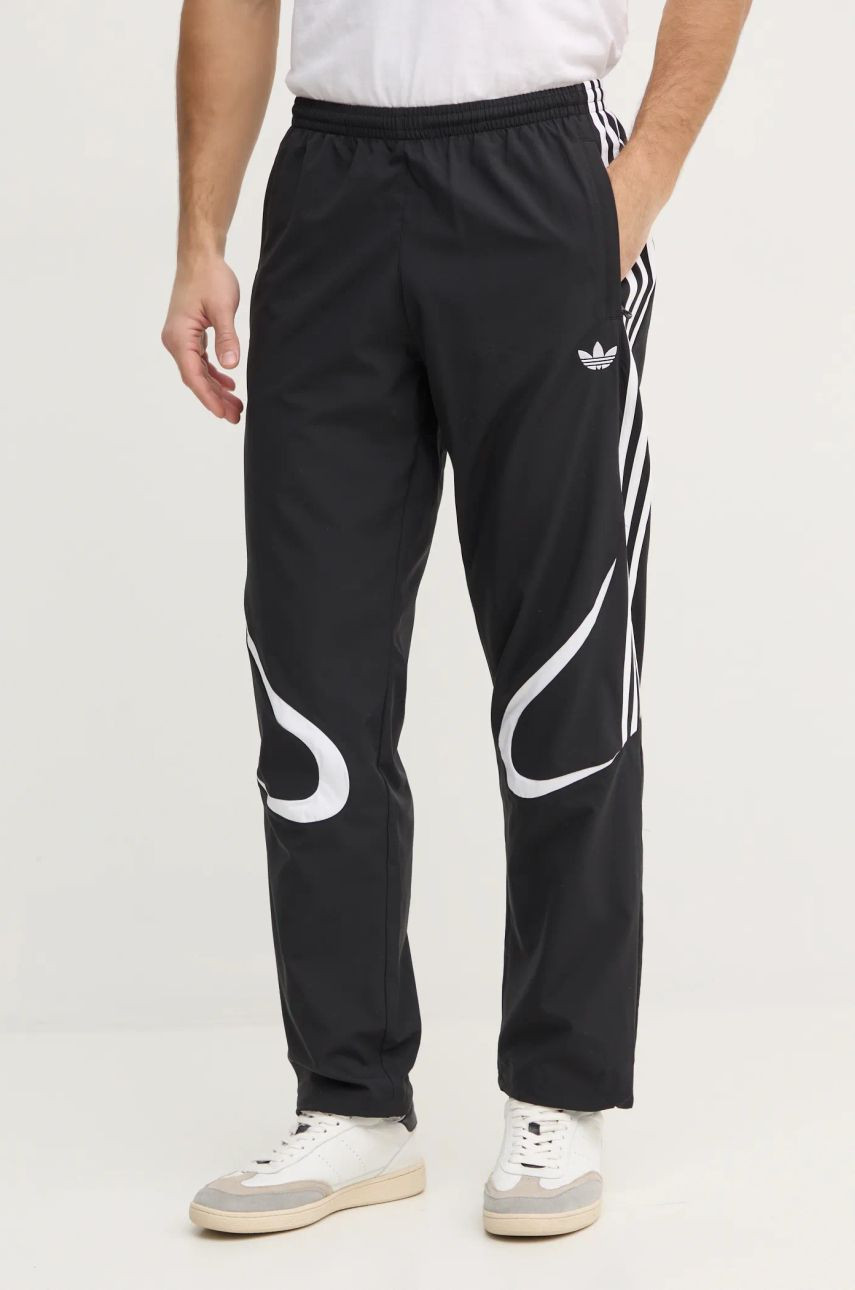 Tepláky adidas Originals Teamgeist čierna farba, s nášivkou, JC6228