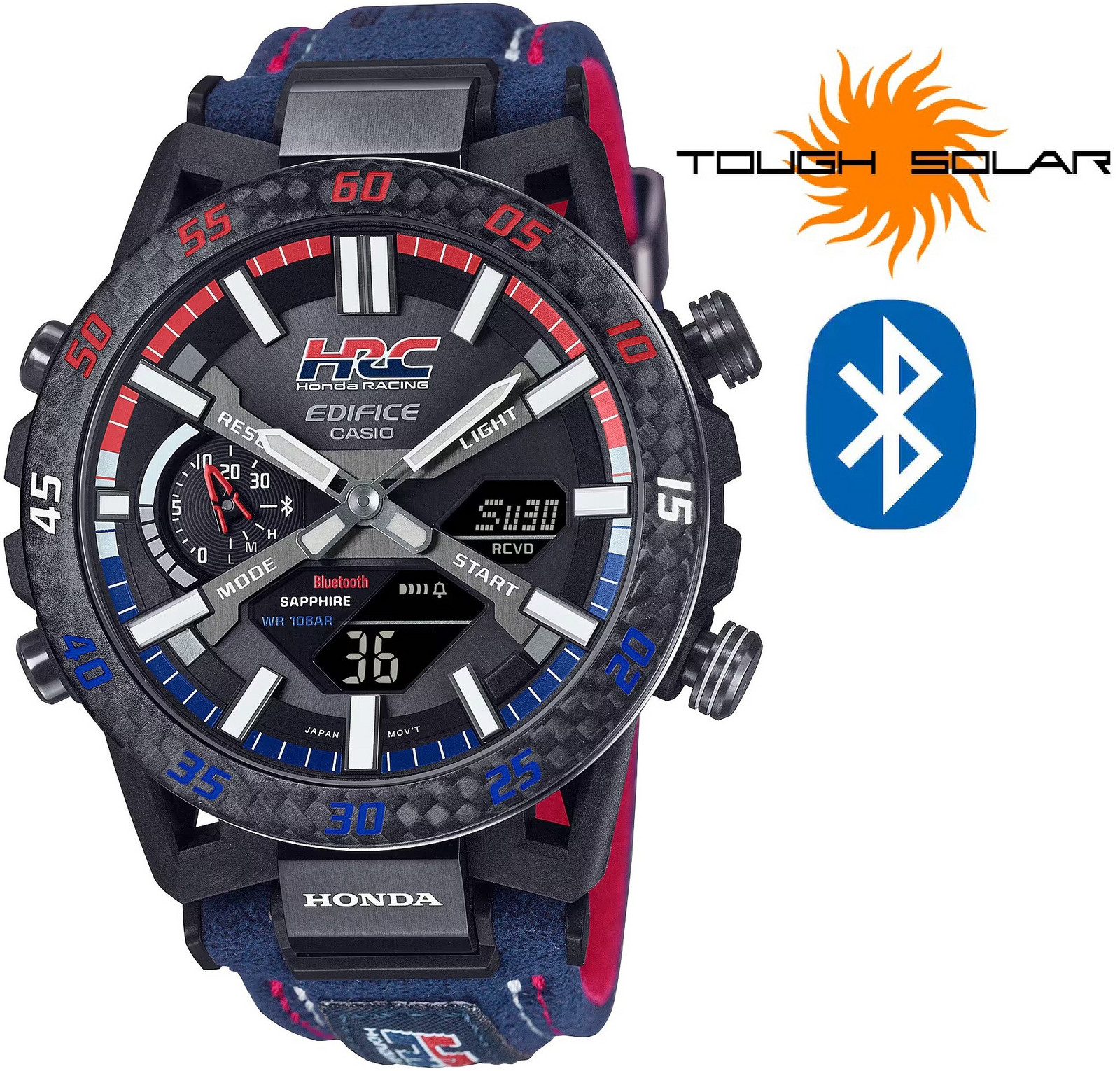 Casio Edifice Sospensione Honda Racing Collaboration Model ECB-2000HR-1AER (663)