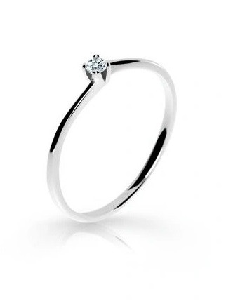 Cutie Jewellery Zásnubný prsteň z bieleho zlata Z6717-2943-10-X-2 48 mm