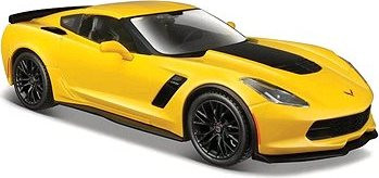 Maisto 2015 Corvette Z06, žltá