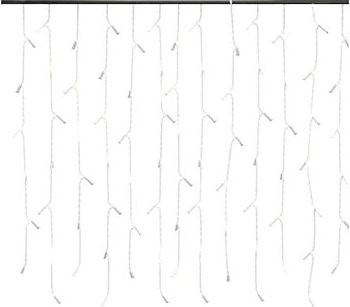 Shumee LED svetelný záves s cencúľmi 10 m 400 LED studená biela , 8 funkcií