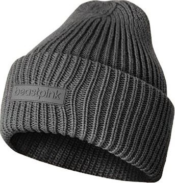 BeastPink Beanie Silver Black