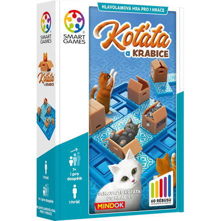 Smart Games Hra Mačiatka a krabice (SMART) Mindok