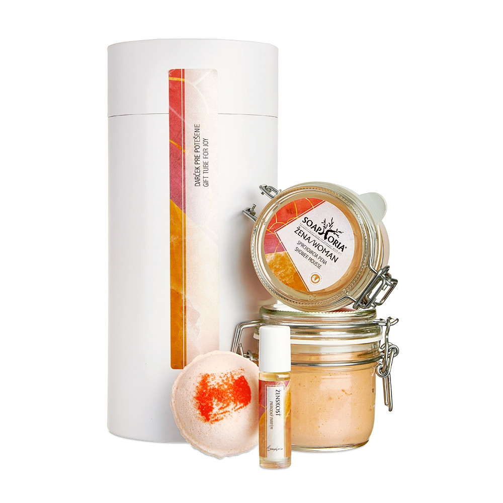 SOAPHORIA Žena - darčeková tuba 255 ml + 255 ml + 10ml+145g