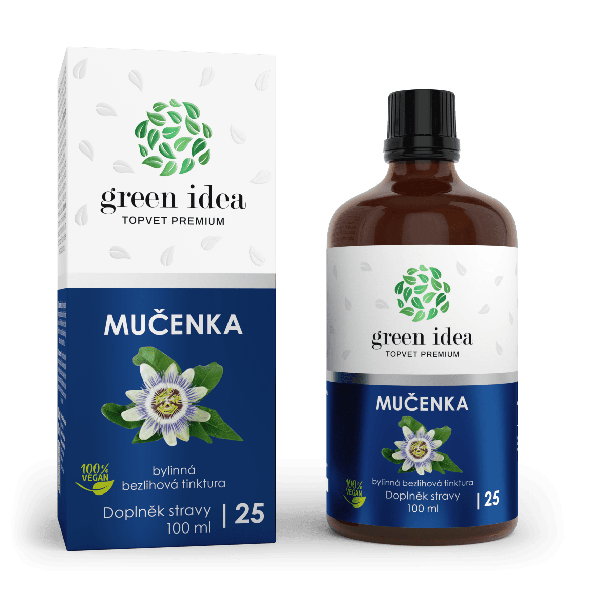 TOPVET GREEN IDEA Mučenka - bezliehová tinktúra 100 ml 100 ml