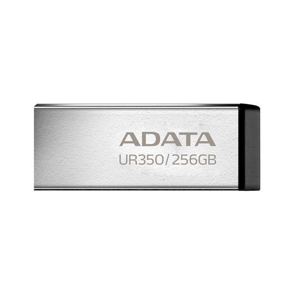 ADATA Flash Disk 256GB UR350, USB 3.2, strieborno-čierna