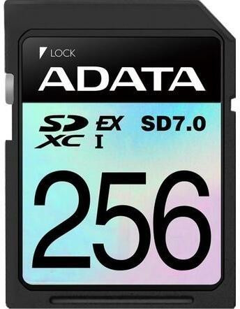 ADATA SDXC karta 256 GB Express, PCI Gen3, UHS-I, C10, V30, (R:800/W:700 MB/s)