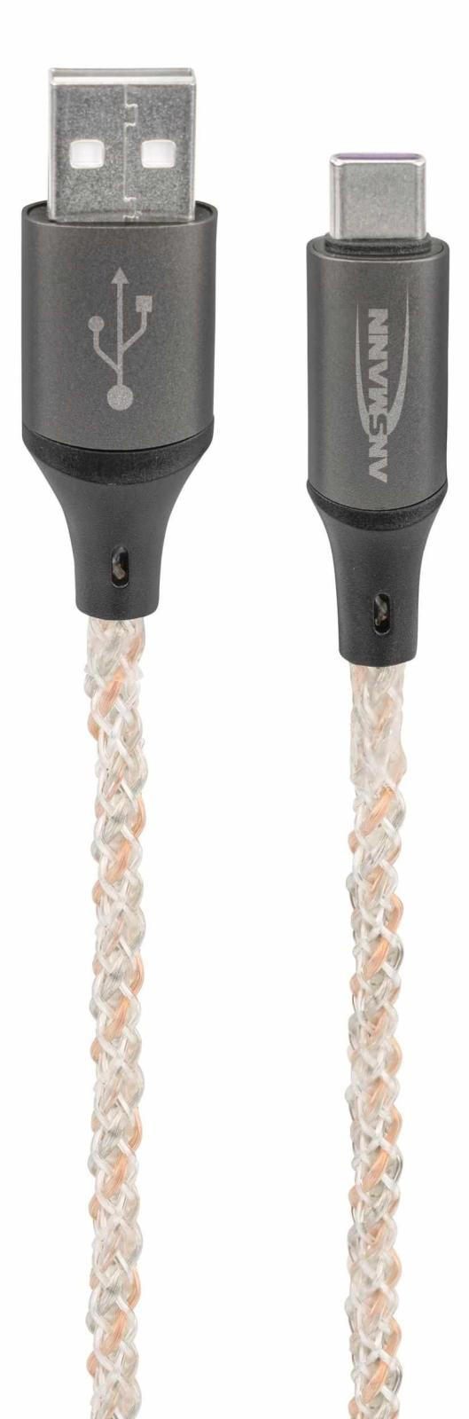 Batéria - Ansmann USB Typ C kábel LED