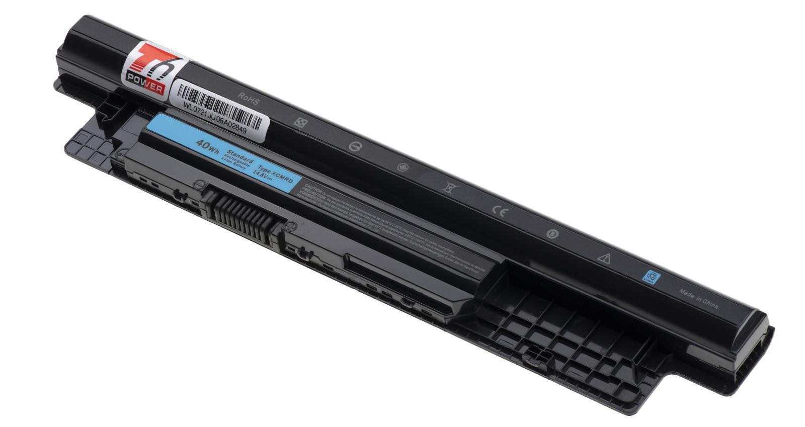Batéria T6 Power Dell Latitude 3440, 3540, Inspiron 14, 15, 17, Vostro 2421, 2600mAh, 38Wh, 4cell