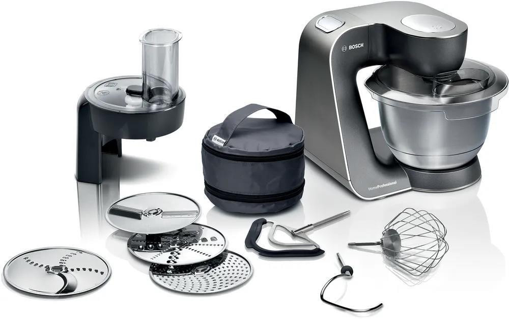 Bosch Serie 4 MUM59N26DE kuchynský robot, 1000 W, 7 rýchlostí, 3.9 l, misa z nerezovej ocele, čierna