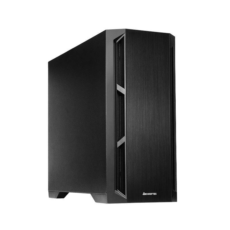CHIEFTEC skriňa APEX Q, E-ATX, 1x USB-C 3.2, 2x USB 3.0, 2x 140mm + 1x 120mm Fan, čierna