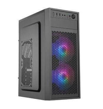 EUROCASE skriňa ML N6-530B, Midi Tower, 1xUSB-C, 2xUSB 3.0, 2x audio, bez zdroja