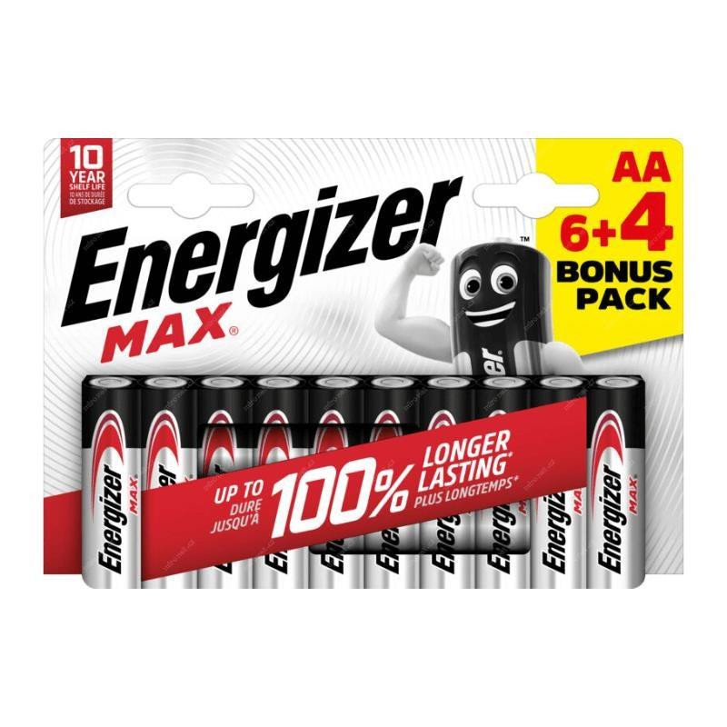 Energizer LR6/10 Max AA 6+4 zadarmo