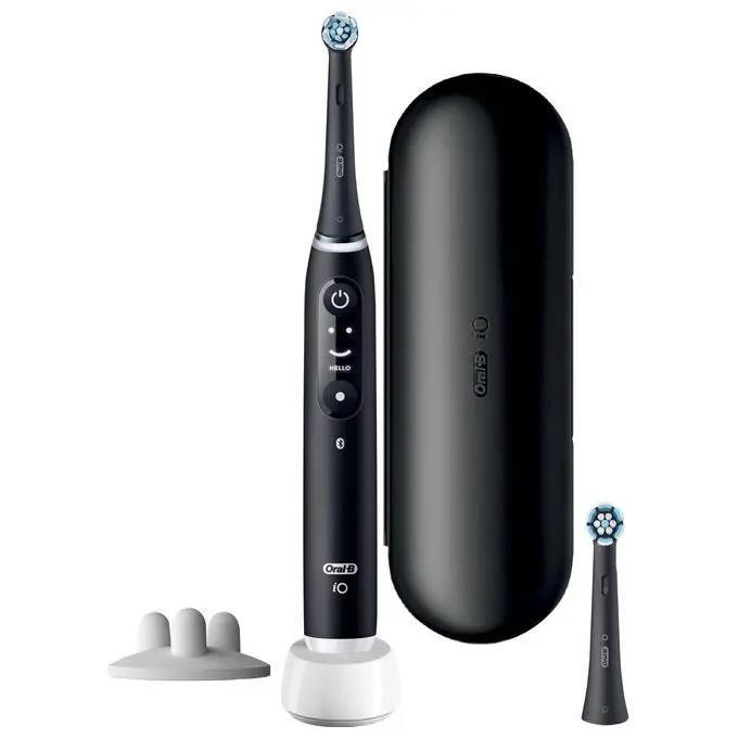 Oral-B iO Series 6s elektrická zubná kefka, časovač, tlakový senzor, 5 programov, aplikácia Oral-B, čierna