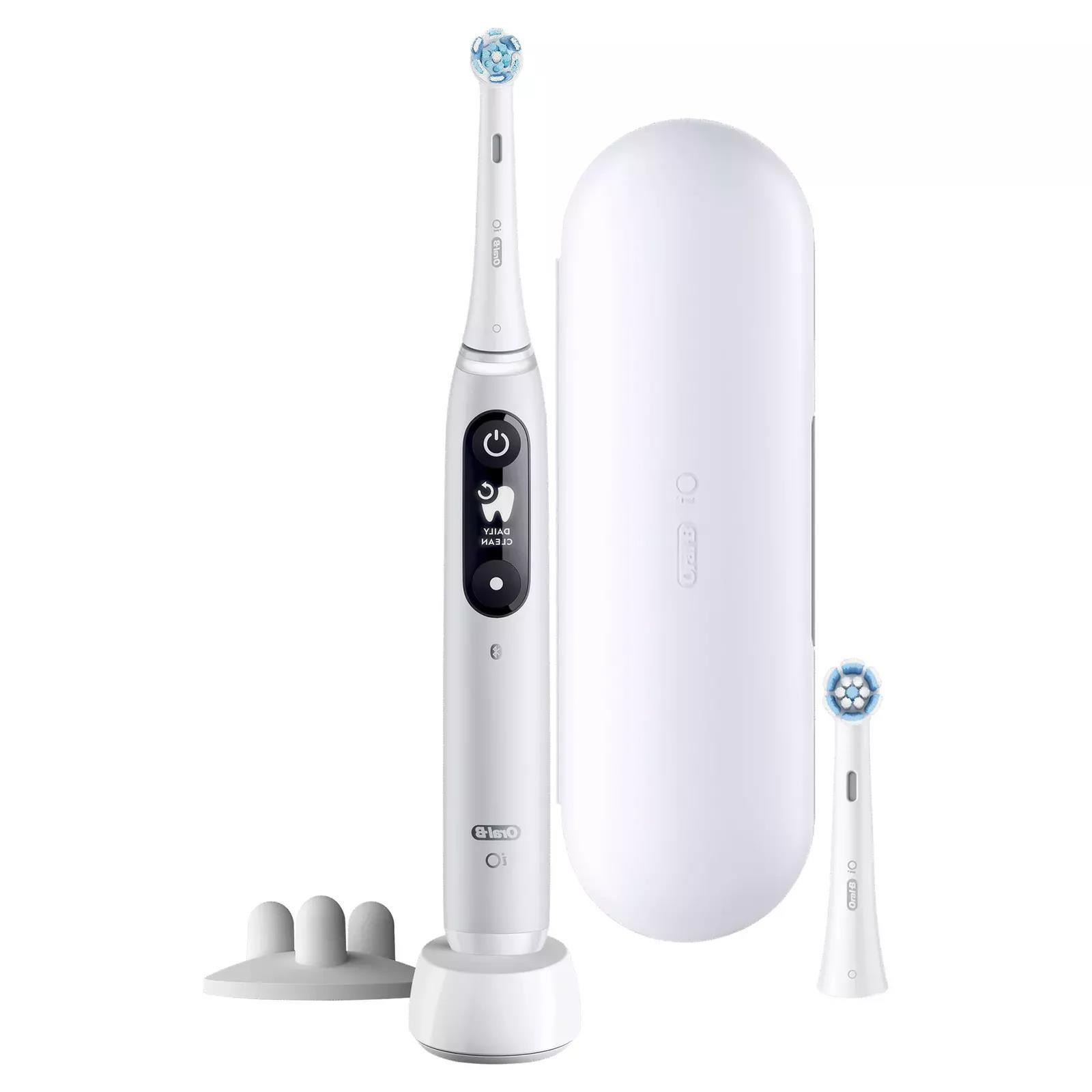 Oral-B iO Series 6s elektrická zubná kefka, časovač, tlakový senzor, 5 programov, aplikácia Oral-B, šedá