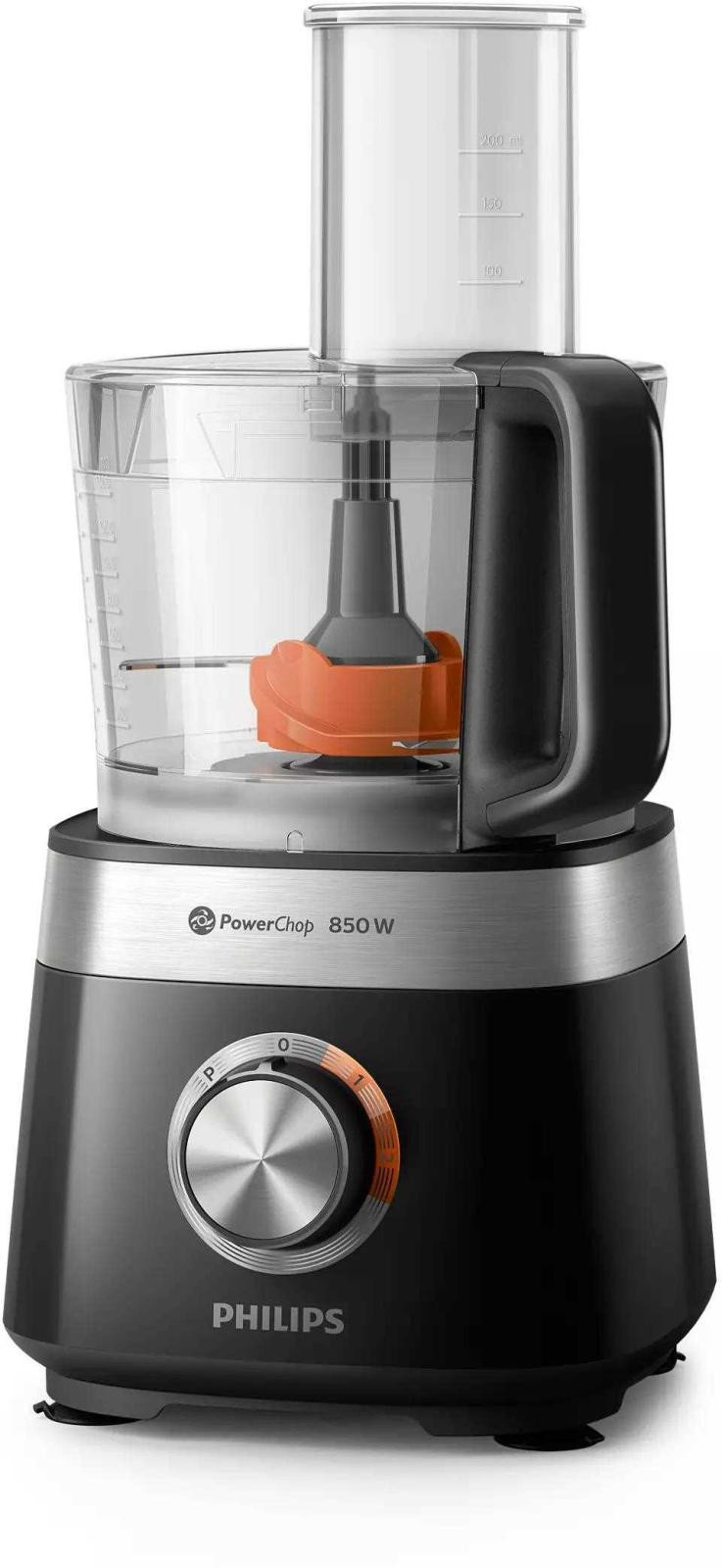 Philips Viva Collection HR7530/10 kuchynský robot, 850 W, 2 rýchlosti + pulz, čierna