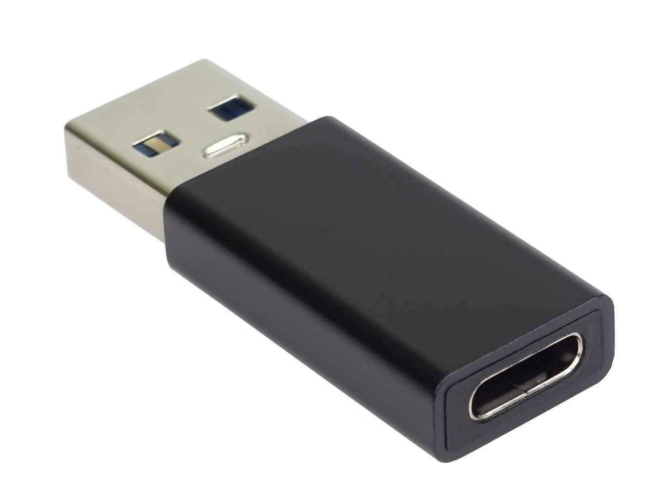 PremiumCord Adaptér USB-C na USB-A 3.0, čierna