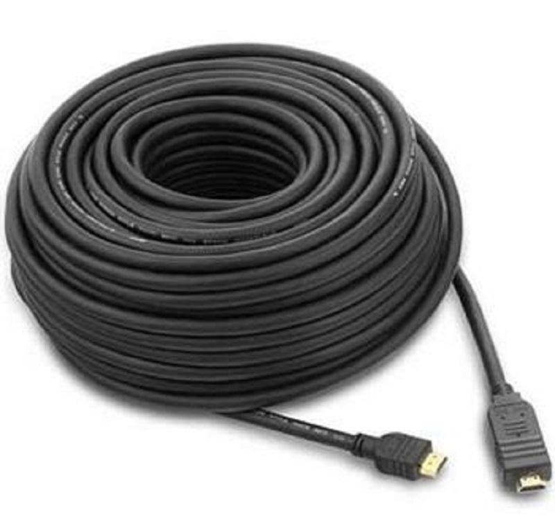 PremiumCord HDMI High Speed with Ether. kábel so zosilňovačom, 10m, 3x tienenie, M/M, pozlátené konektory, čierny