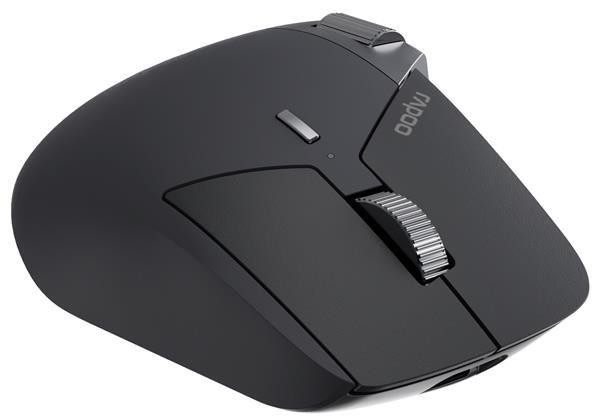 RAPOO myš MT760L Multi-mode, Bezdrôtová, Optická, Šedo-Čierna