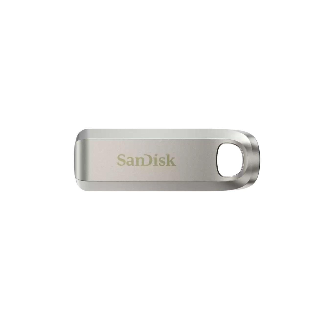 SanDisk Flash Disk 128GB Ultra Luxe, USB-C 3.2, Strieborná