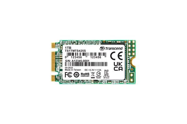 TRANSCEND SSD 425S 1TB, M.2 2242 SSD, SATA3 B+M Key, TLC