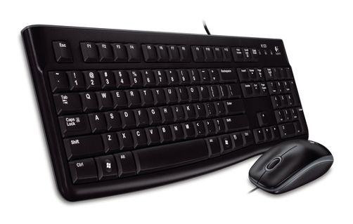 set Logitech Desktop MK120, drôtový, USB, US