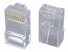 Konektor RJ45 CAT5E UTP 8p8c pre lícnu 100ks bal.