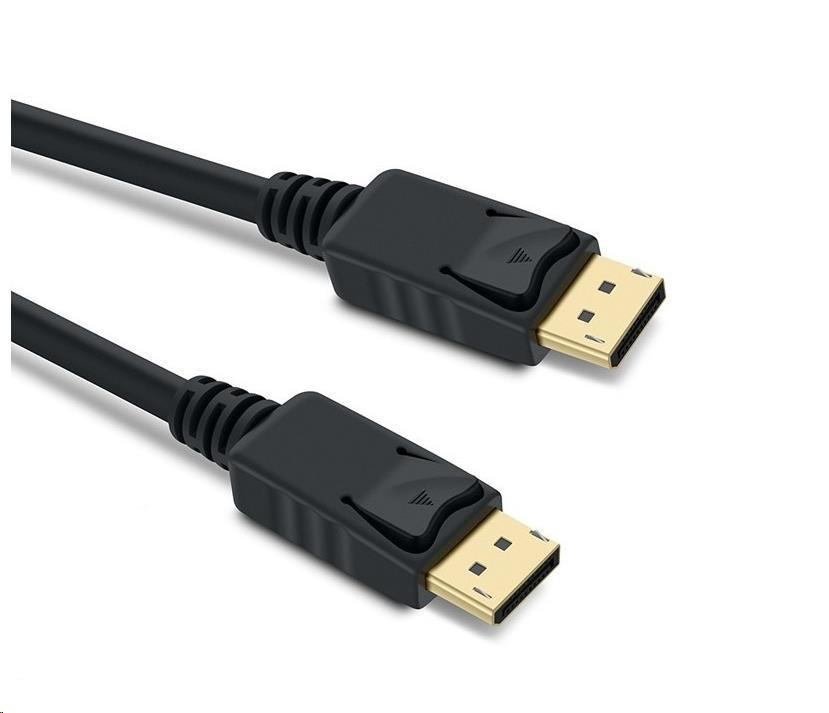 PREMIUMCORD Kábel DisplayPort 1.4 prípojný kábel M/M, pozlátené konektory, 5m